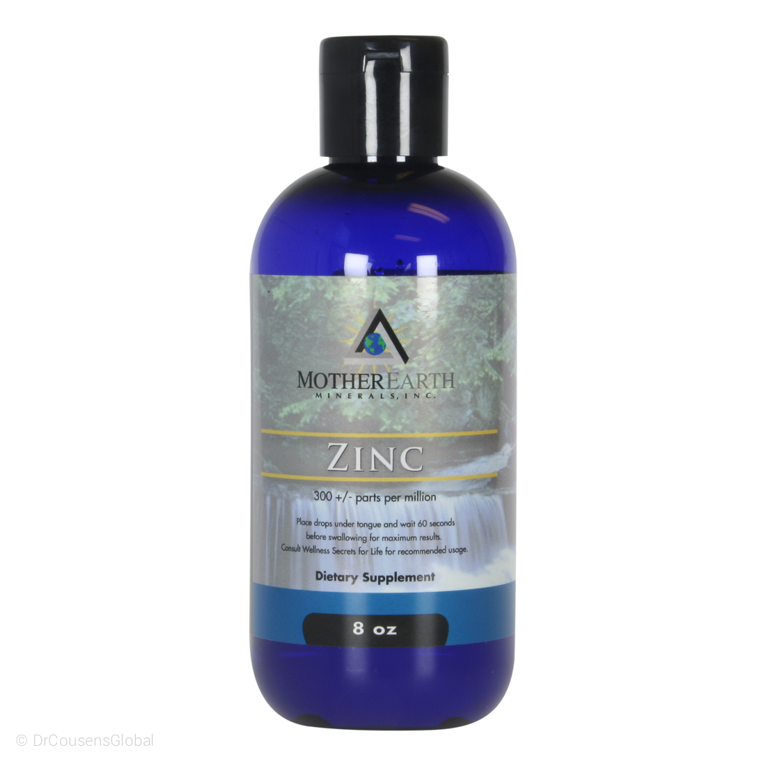 Zinc (Angstrom) Supplement, 8 fl. oz., Mother Earth Minerals Zinc (Zn